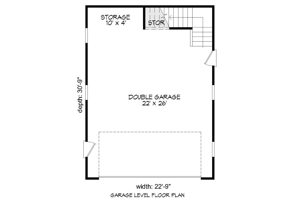 Traditional House Plan - 44760 - 1st Floor Plan