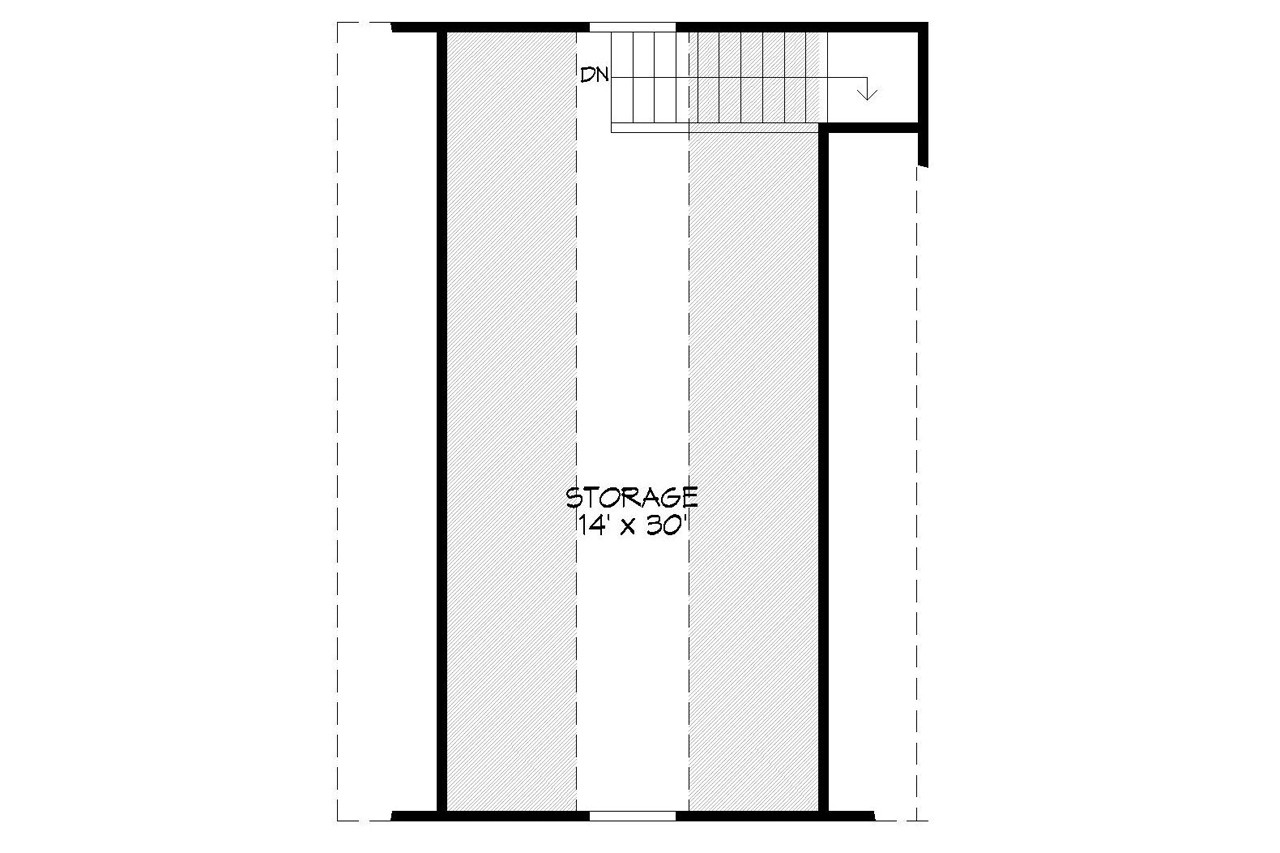 Secondary Image - Traditional House Plan - 44760 - 2nd Floor Plan