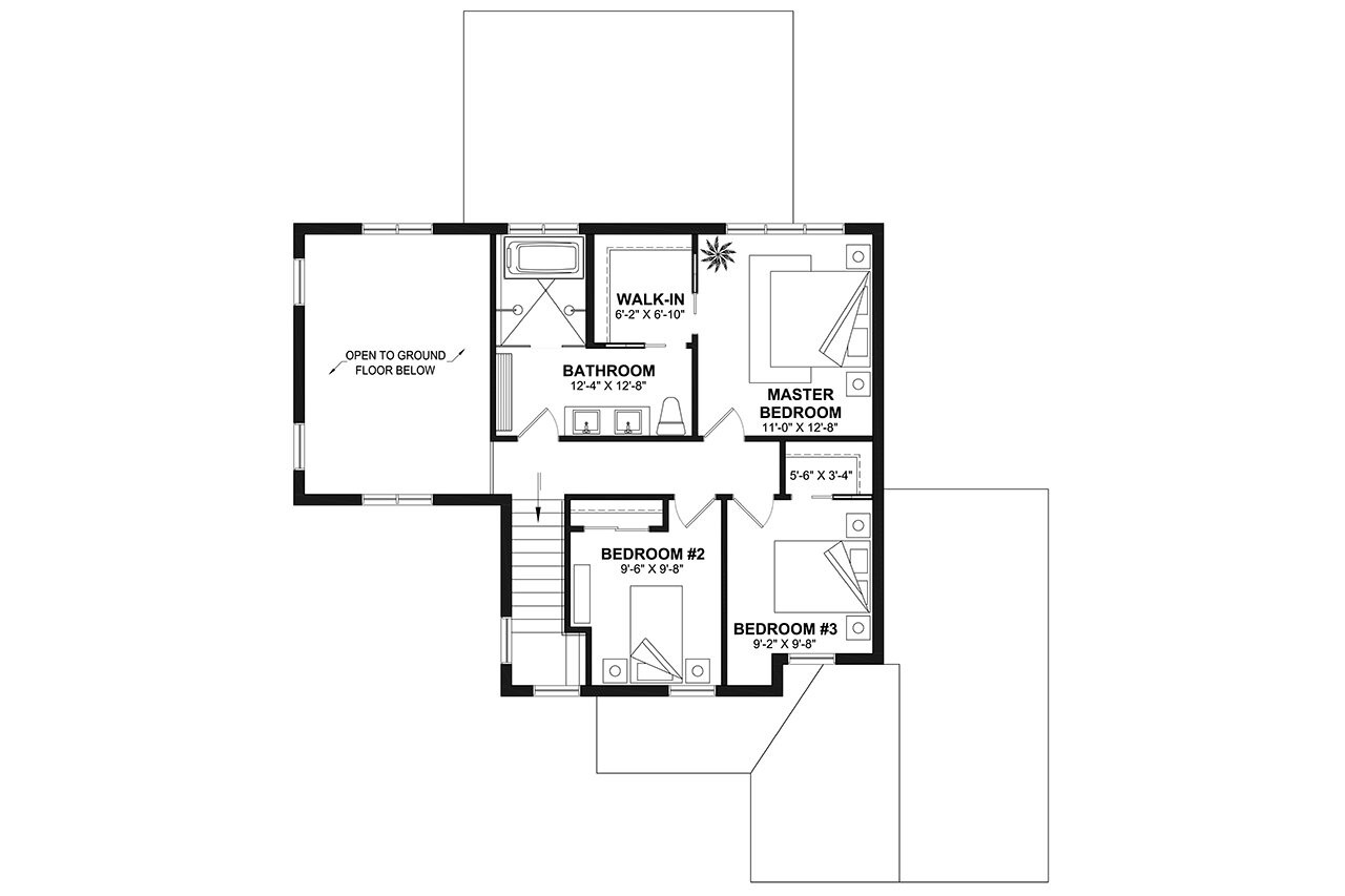 Farmhouse House Plan - Maveryk 45692 - 2nd Floor Plan