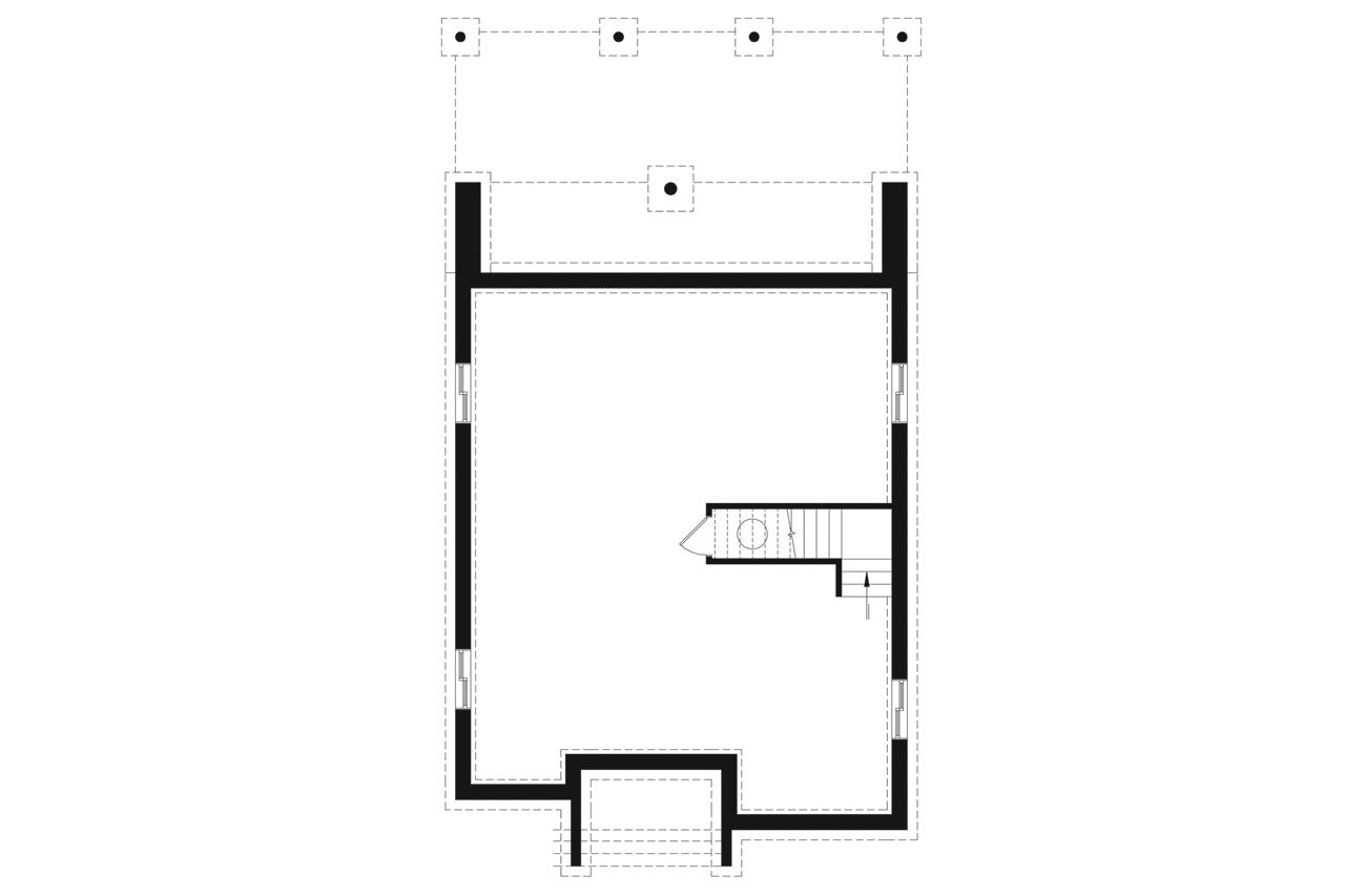 Modern House Plan - Essex 3 45789 - Basement Floor Plan