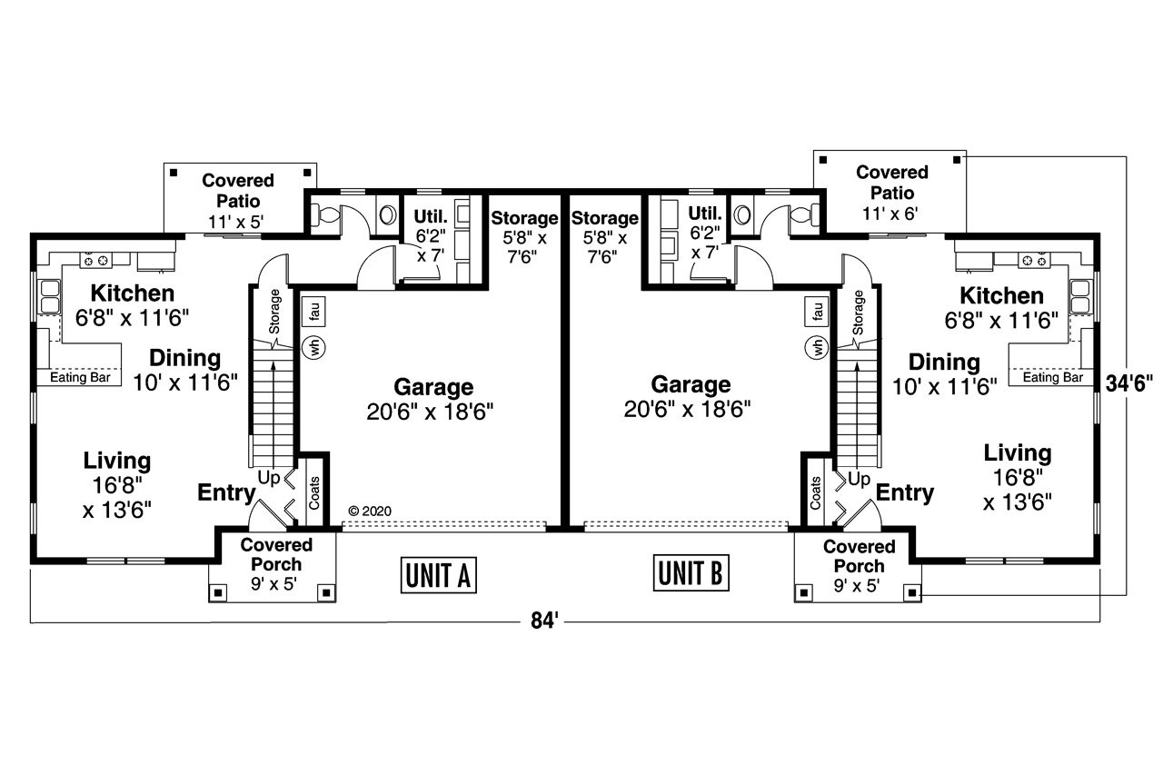 Craftsman House Plan - Artondale 46481 - 1st Floor Plan
