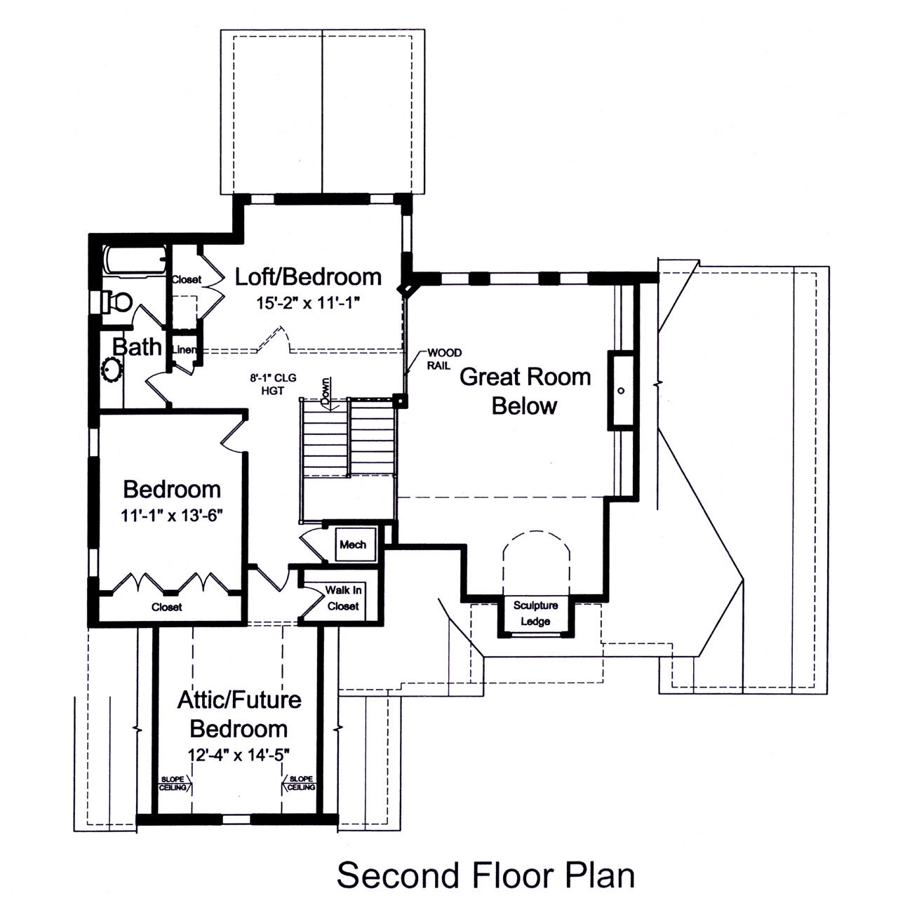 Secondary Image - European House Plan - Willowby 46630 - 2nd Floor Plan