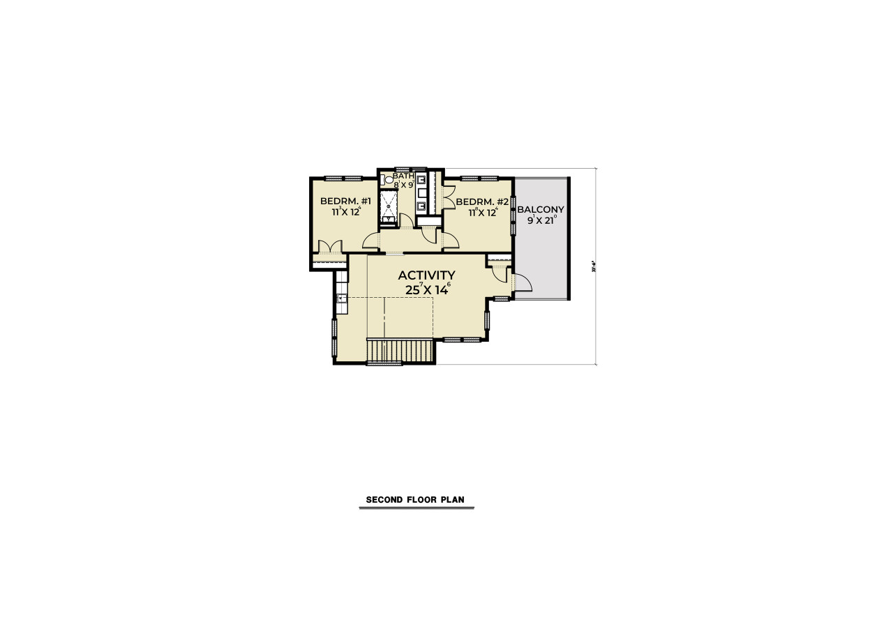 Farmhouse House Plan - 47471 - 2nd Floor Plan