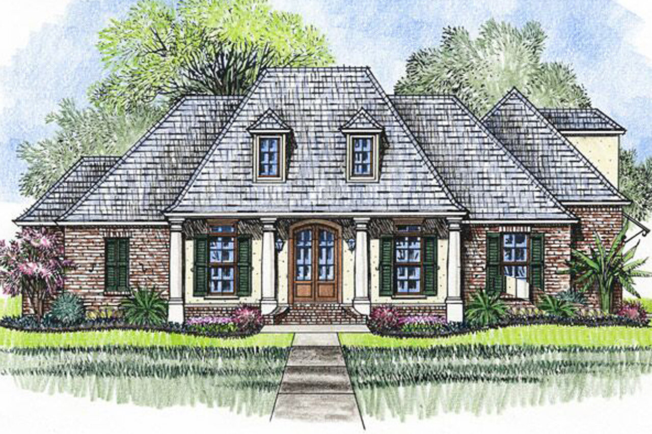 European House Plan - Shenandoah 48009 - 1st Floor Plan