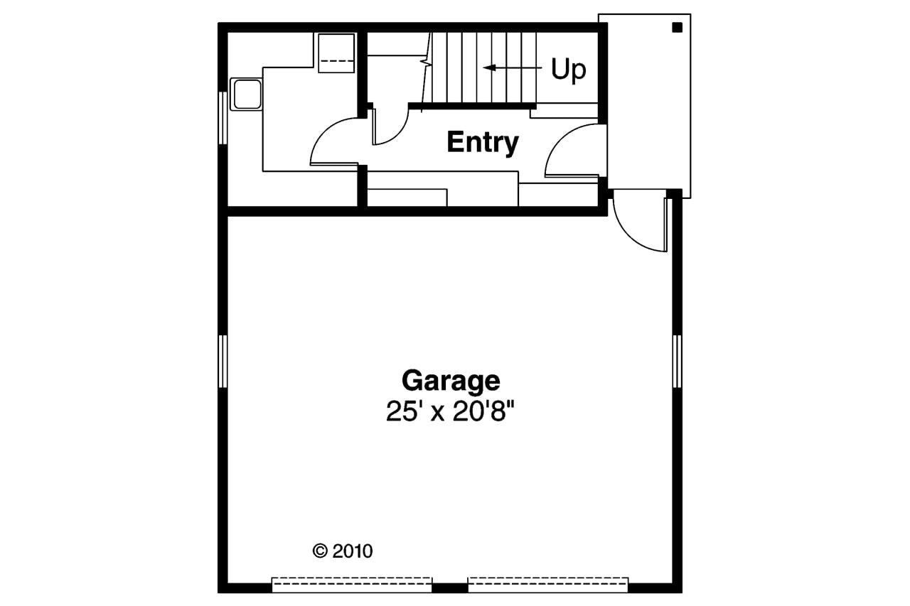 Craftsman House Plan - 48050 - 1st Floor Plan