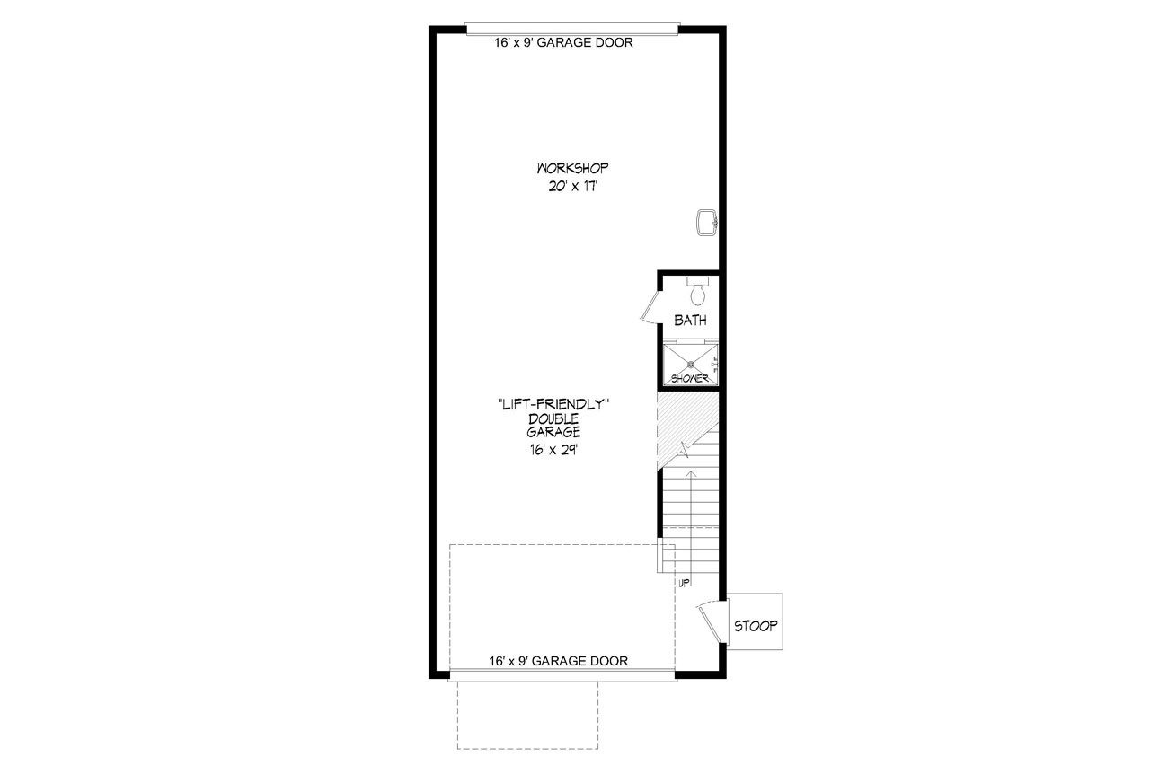 Traditional House Plan - Reed 48800 - 1st Floor Plan