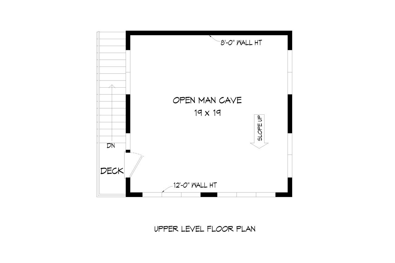 Secondary Image - Contemporary House Plan - Little Dover 49490 - 2nd Floor Plan