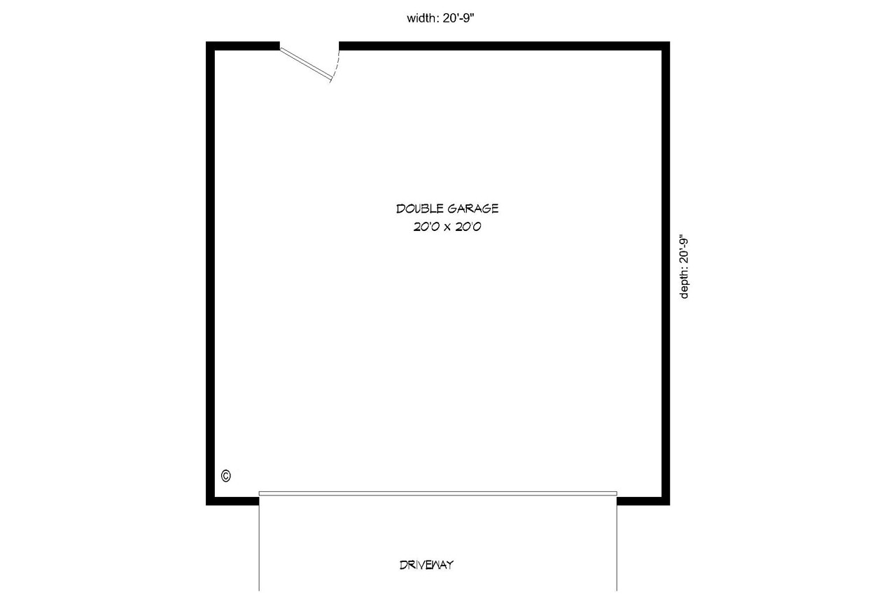 Traditional House Plan - 50156 - 1st Floor Plan