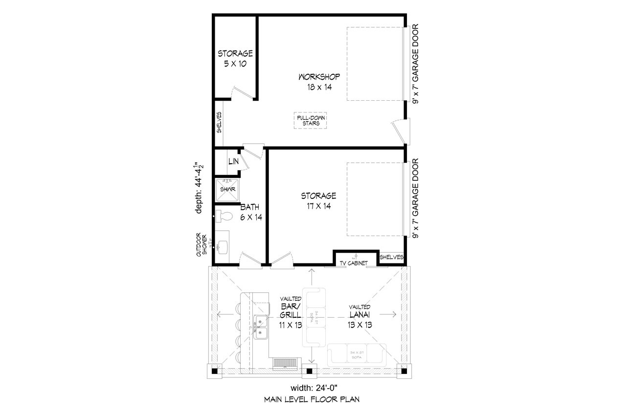 Traditional House Plan - Green Spring 50235 - 1st Floor Plan