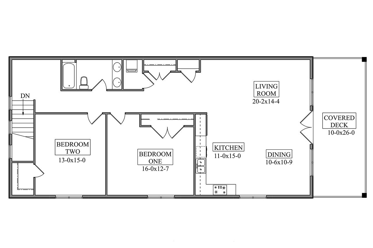 Secondary Image - Craftsman House Plan - Hunters Haven 51005 - 2nd Floor Plan