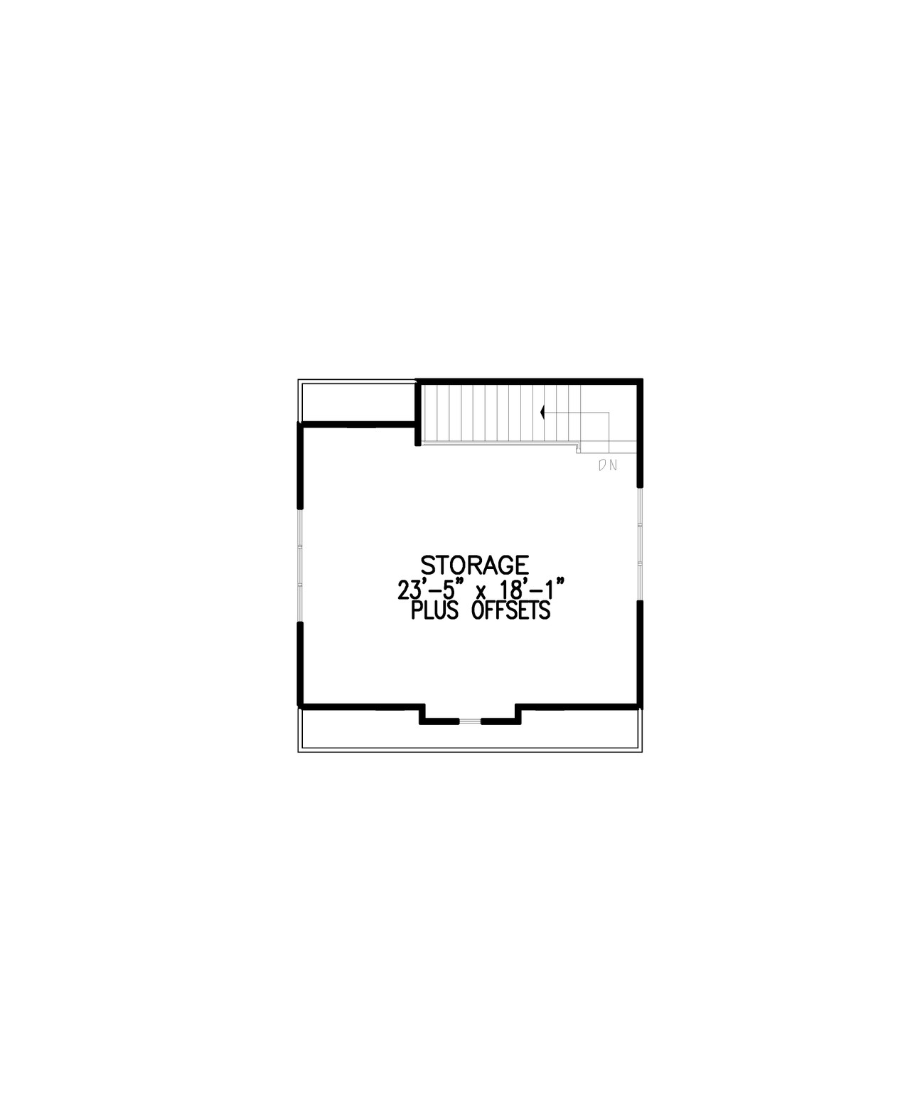 Ranch House Plan - Mount Pleasant Cottage 52222 - Optional Floor Plan