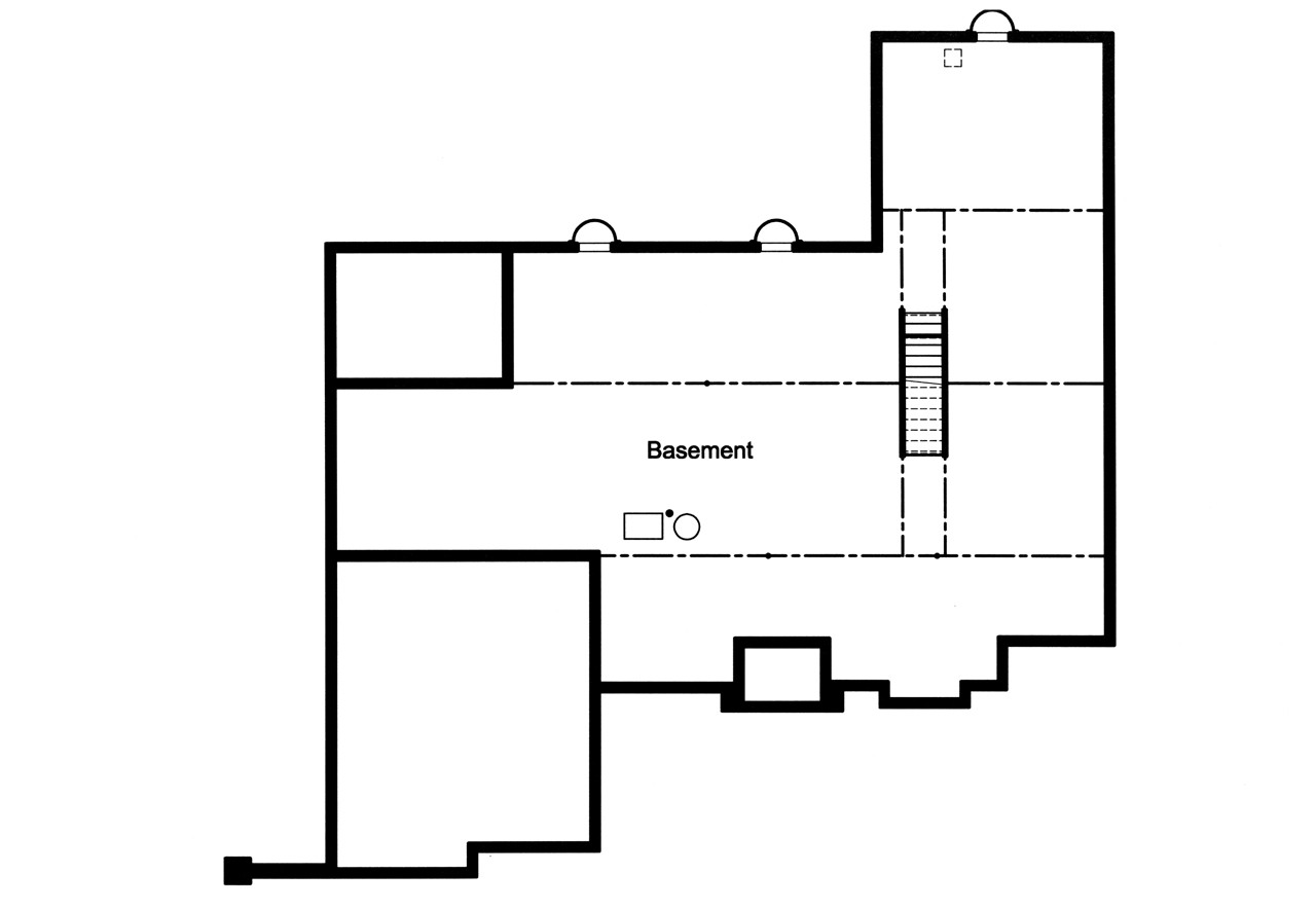 Traditional House Plan - Belleview 54925 - Basement Floor Plan
