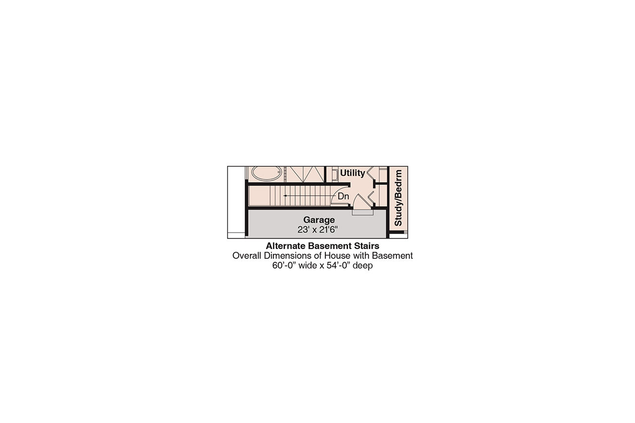 Ranch House Plan - Fern View 56988 - Optional Floor Plan