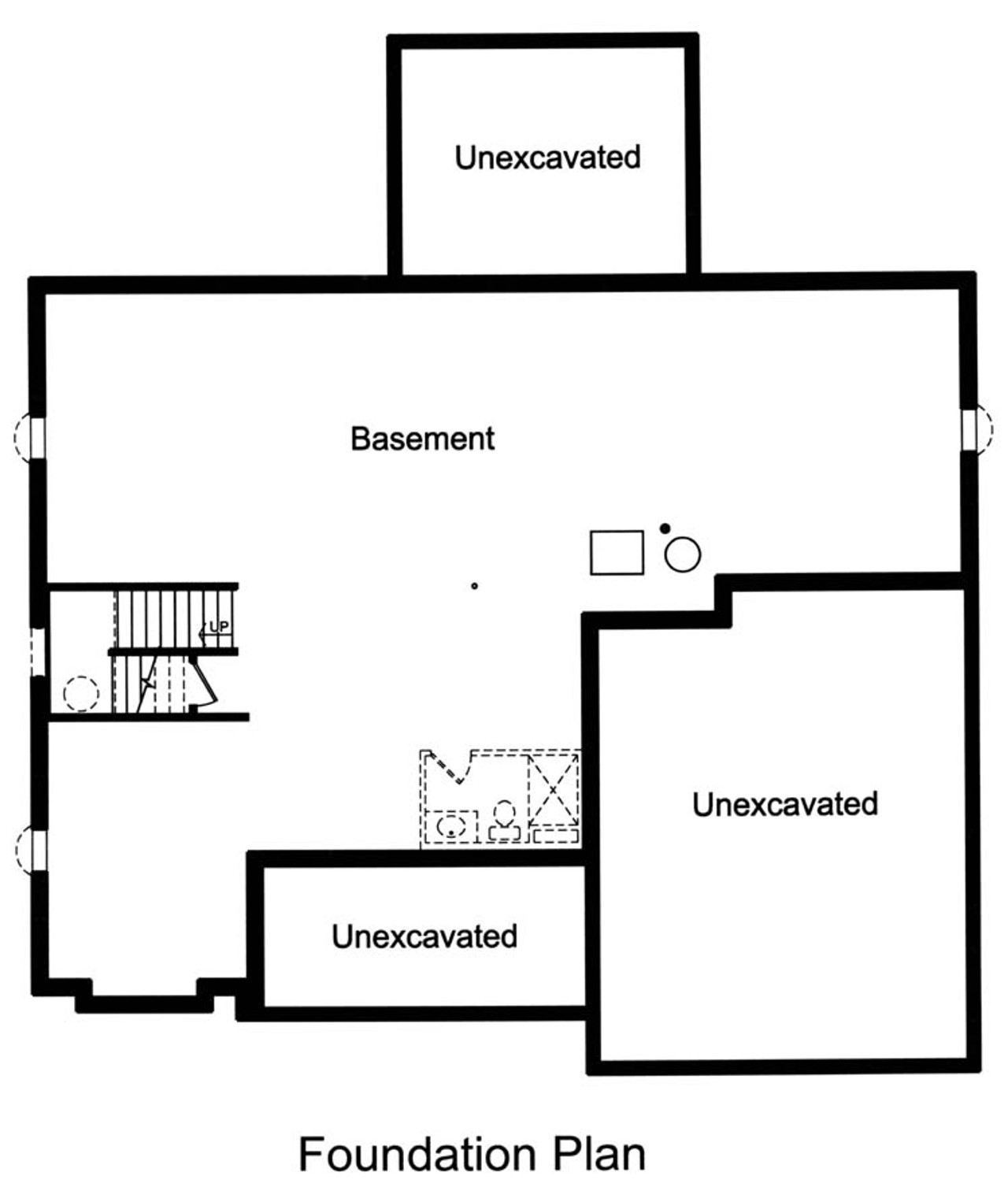 Traditional House Plan - The Westgate 57262 - Basement Floor Plan