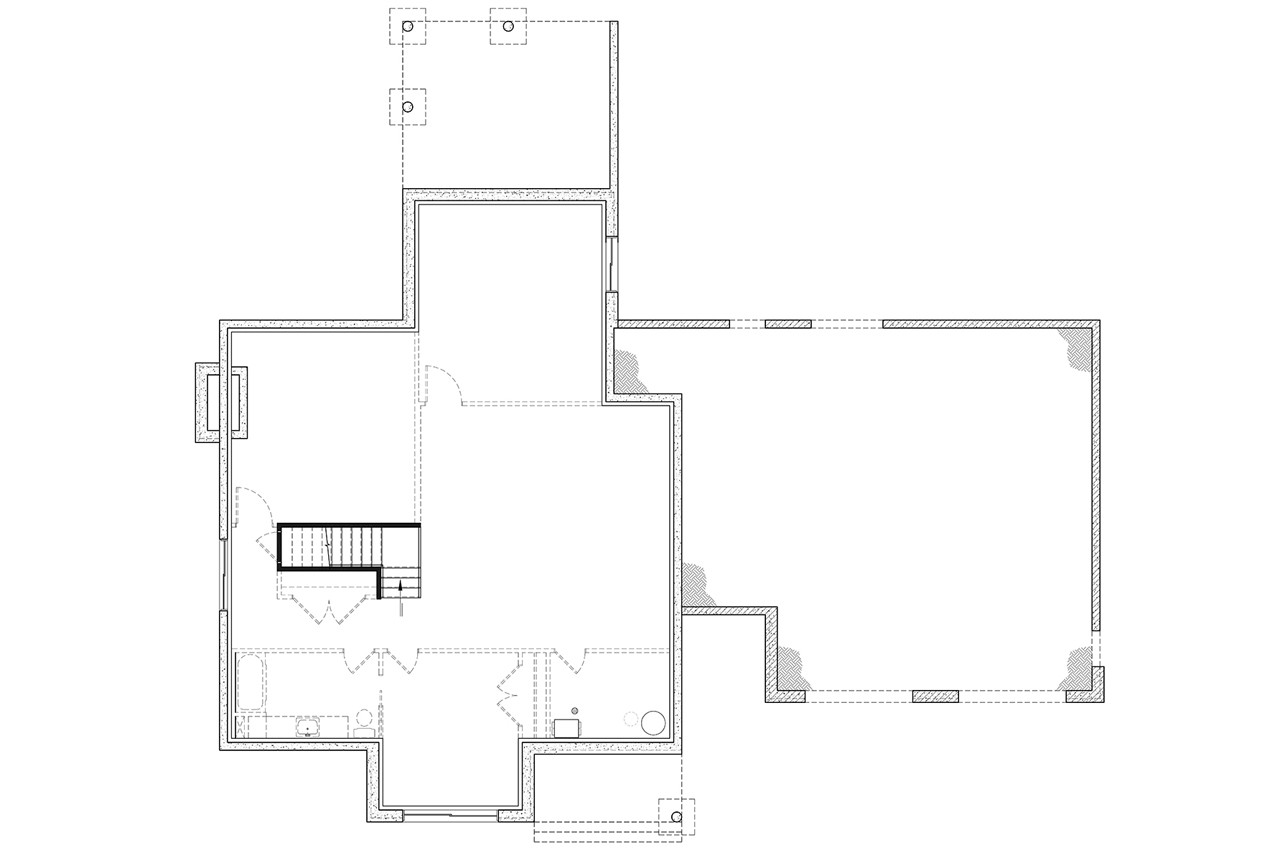Modern House Plan - Alicia 58942 - Basement Floor Plan