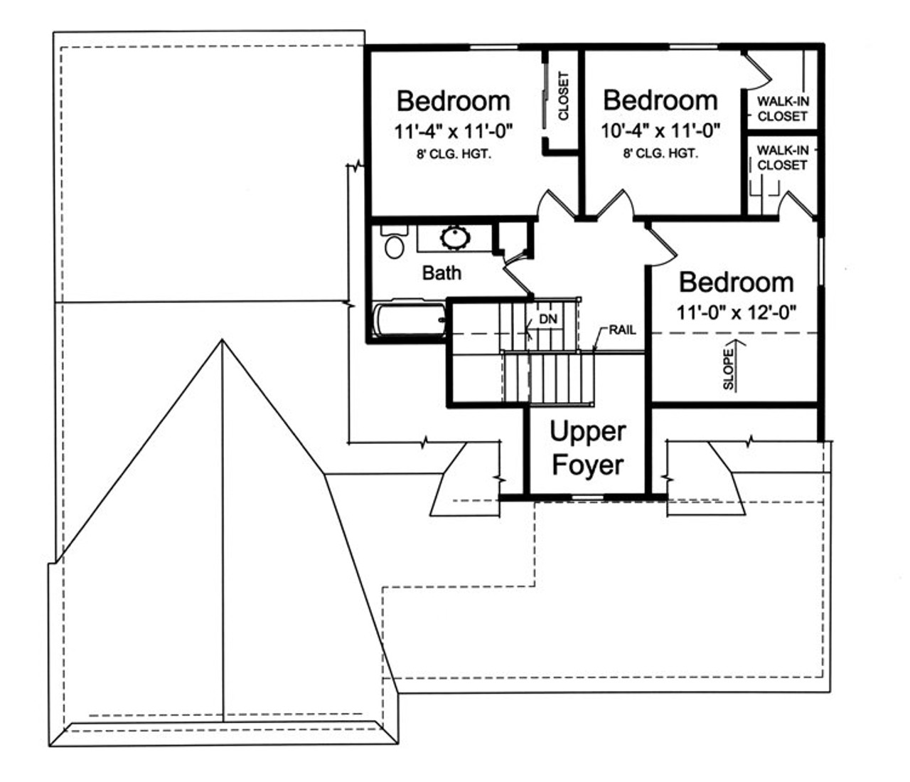 Secondary Image - Craftsman House Plan - The Sorento 59294 - 2nd Floor Plan