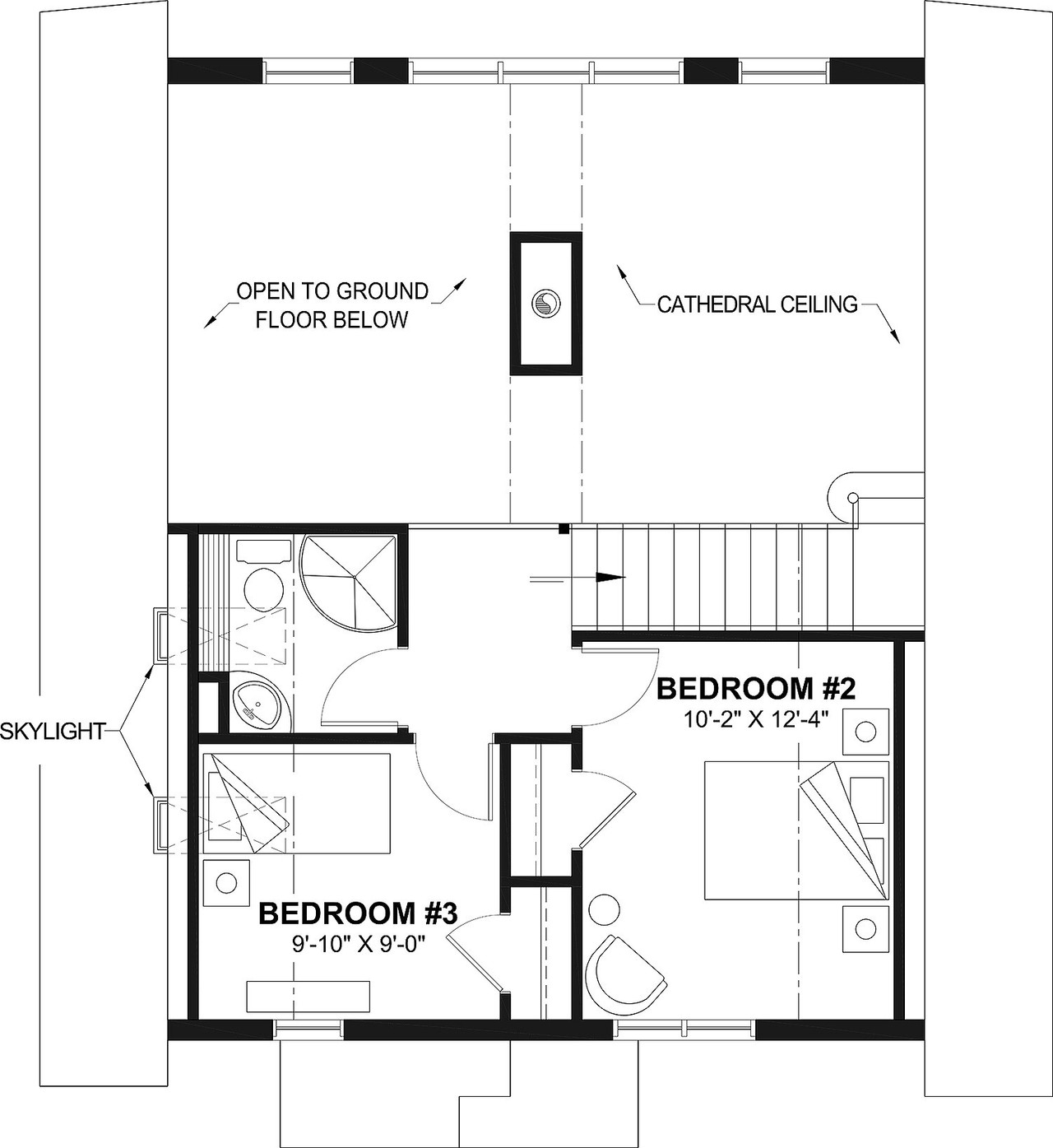 Cottage House Plan - The Skylark 60635 - 2nd Floor Plan