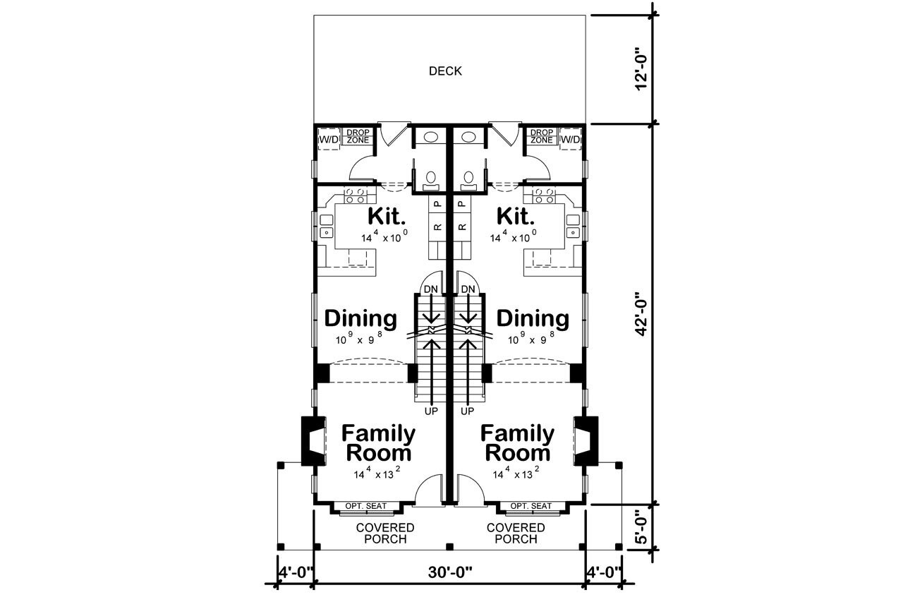 Country House Plan - Lynnae 61326 - 1st Floor Plan