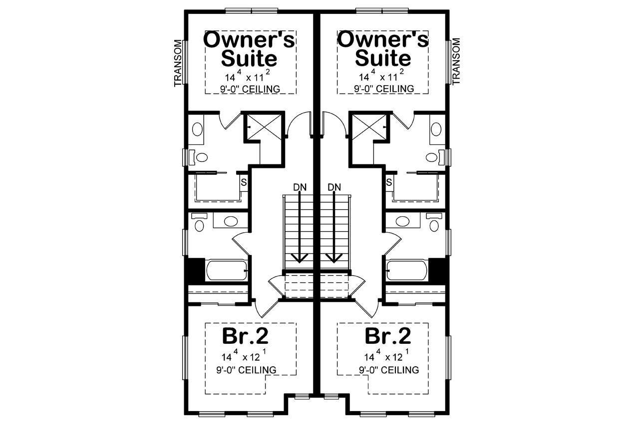 Secondary Image - Country House Plan - Lynnae 61326 - 2nd Floor Plan
