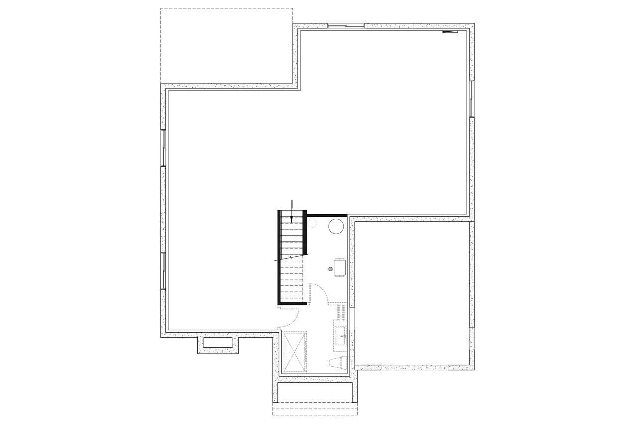 Farmhouse House Plan - Duluth 62826 - Basement Floor Plan
