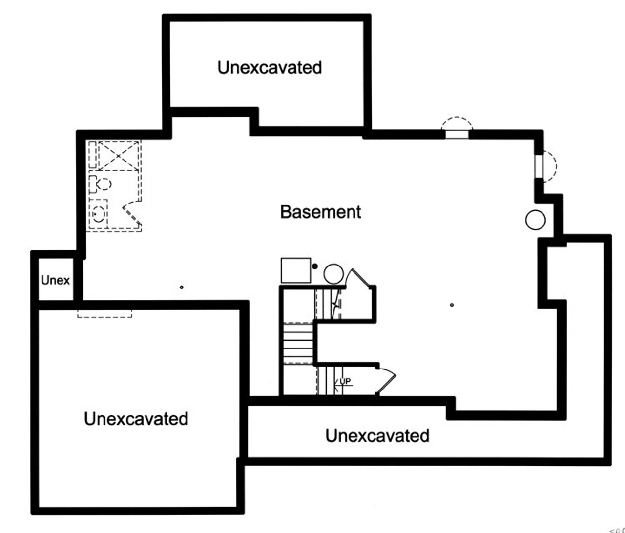 Country House Plan - Clarise 62916 - Basement Floor Plan