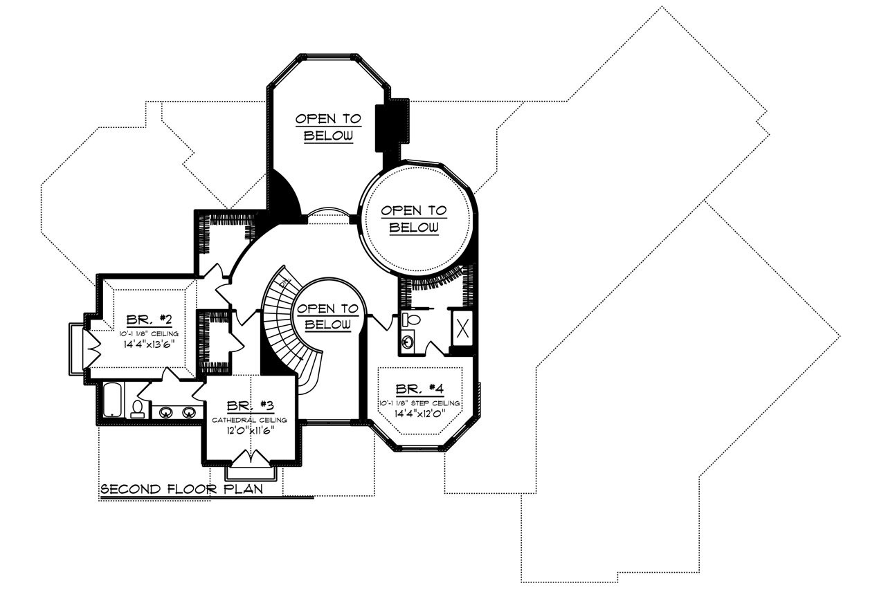 Secondary Image - Classic House Plan - 63224 - 2nd Floor Plan