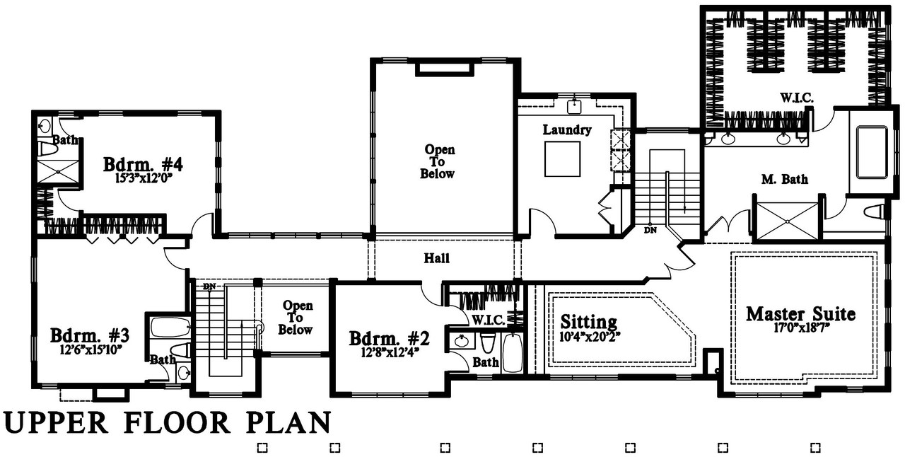 Farmhouse House Plan - 63399 - 2nd Floor Plan