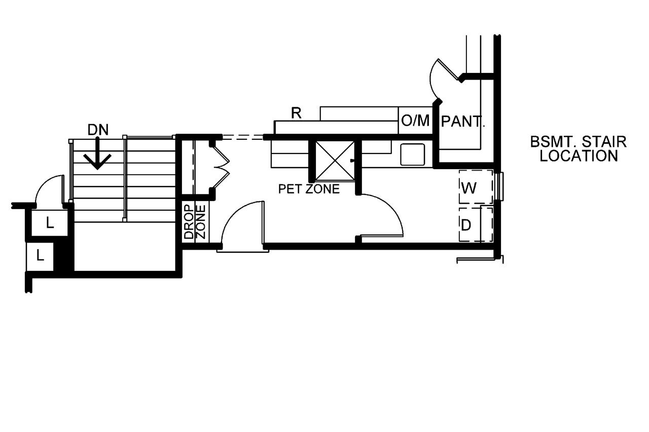 Country House Plan - Aikman 63638 - Optional Floor Plan