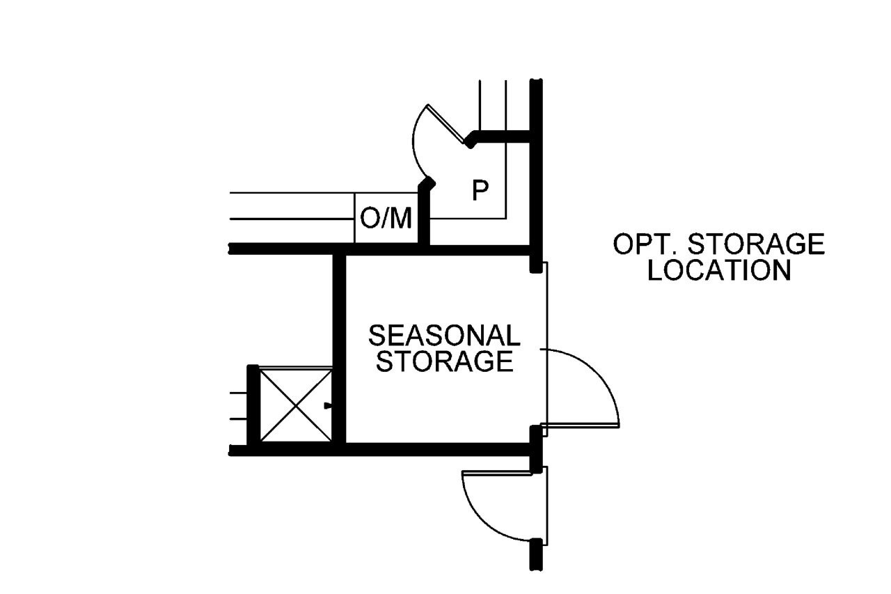 Country House Plan - Aikman 63638 - Optional Floor Plan