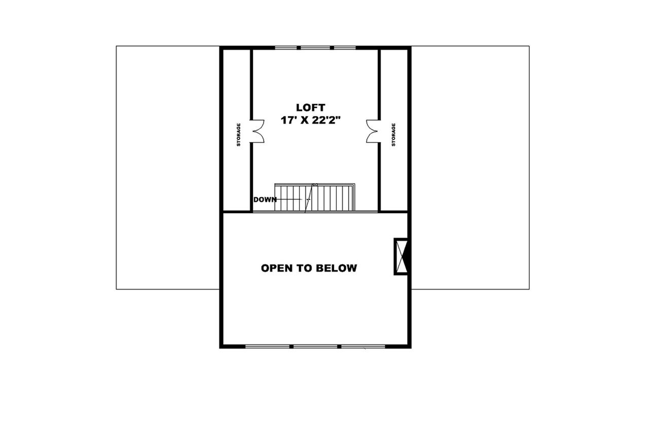 Secondary Image - Craftsman House Plan - 63647 - 2nd Floor Plan