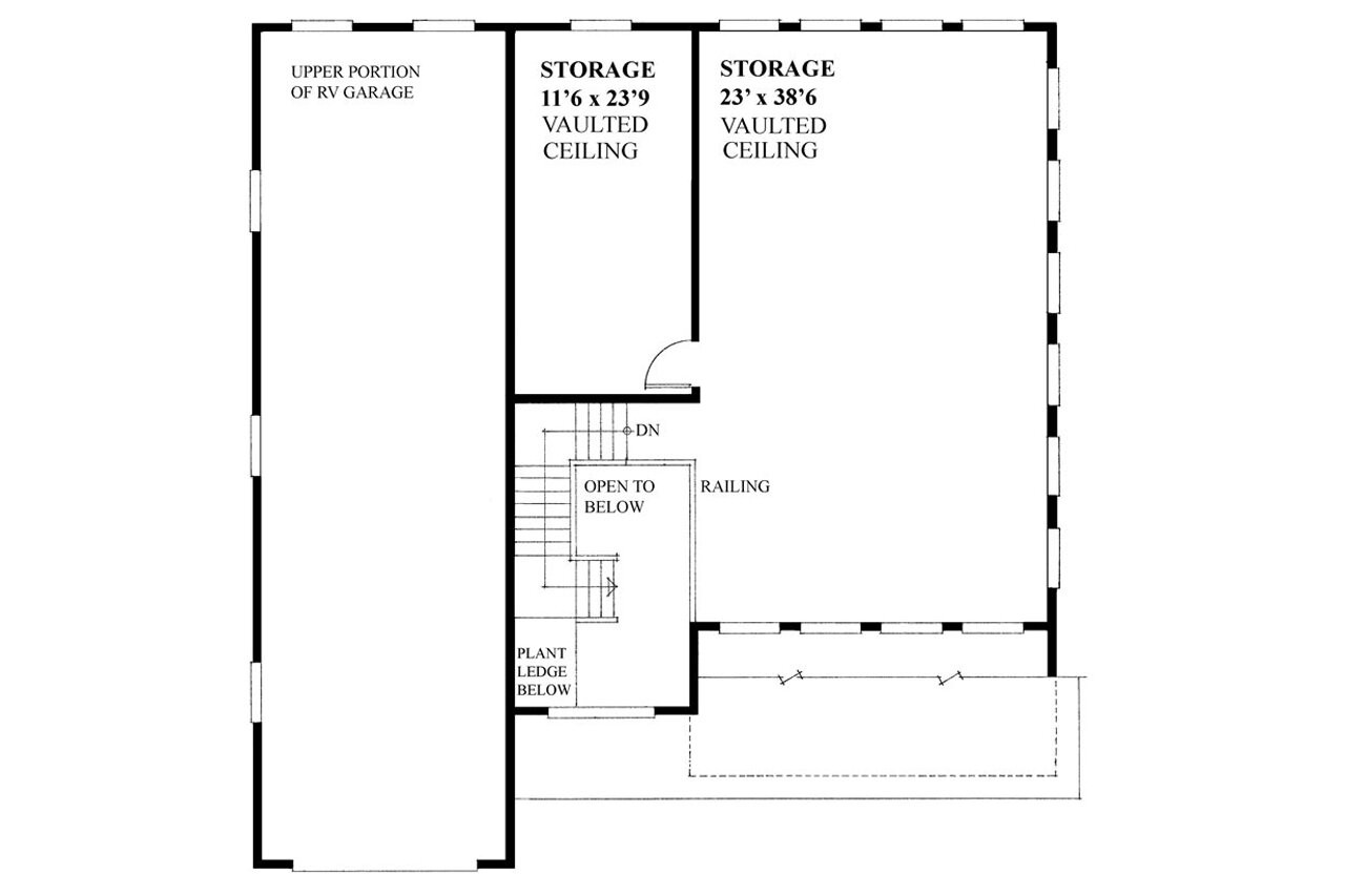 Secondary Image - Traditional House Plan - 63688 - 2nd Floor Plan
