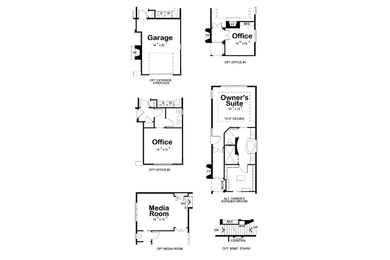 European House Plan - DeMarco 63810 - Optional Floor Plan
