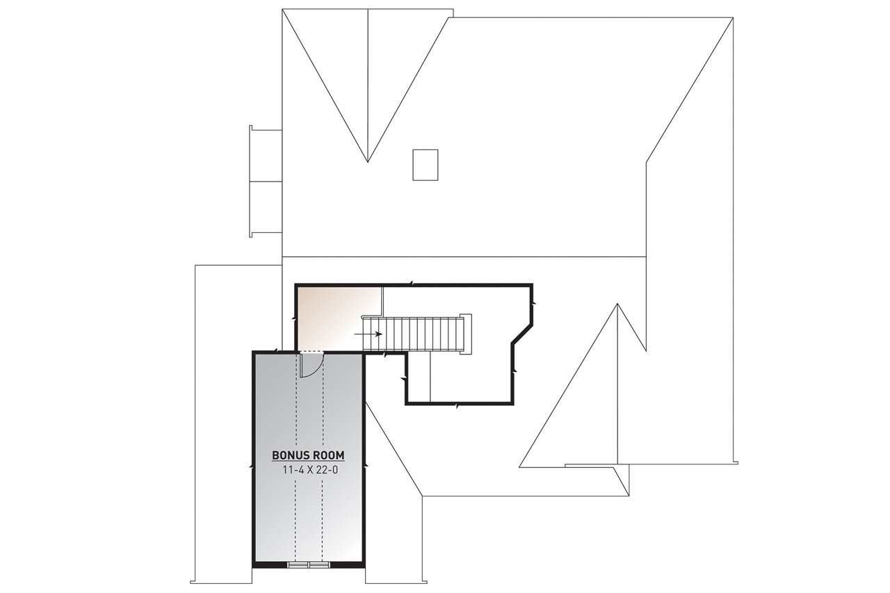 Farmhouse House Plan - Aldergrove 64732 - 2nd Floor Plan