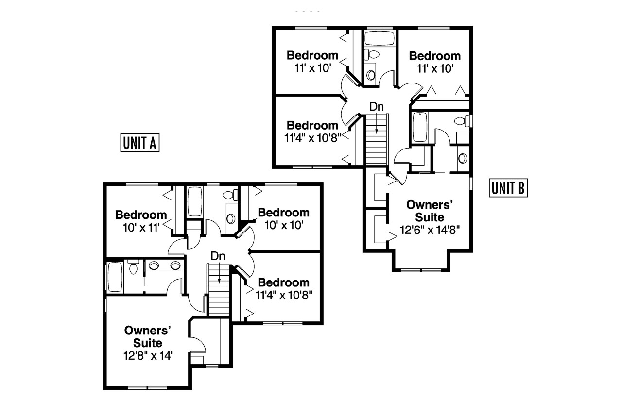 Secondary Image - Country House Plan - Waycross 66222 - 2nd Floor Plan