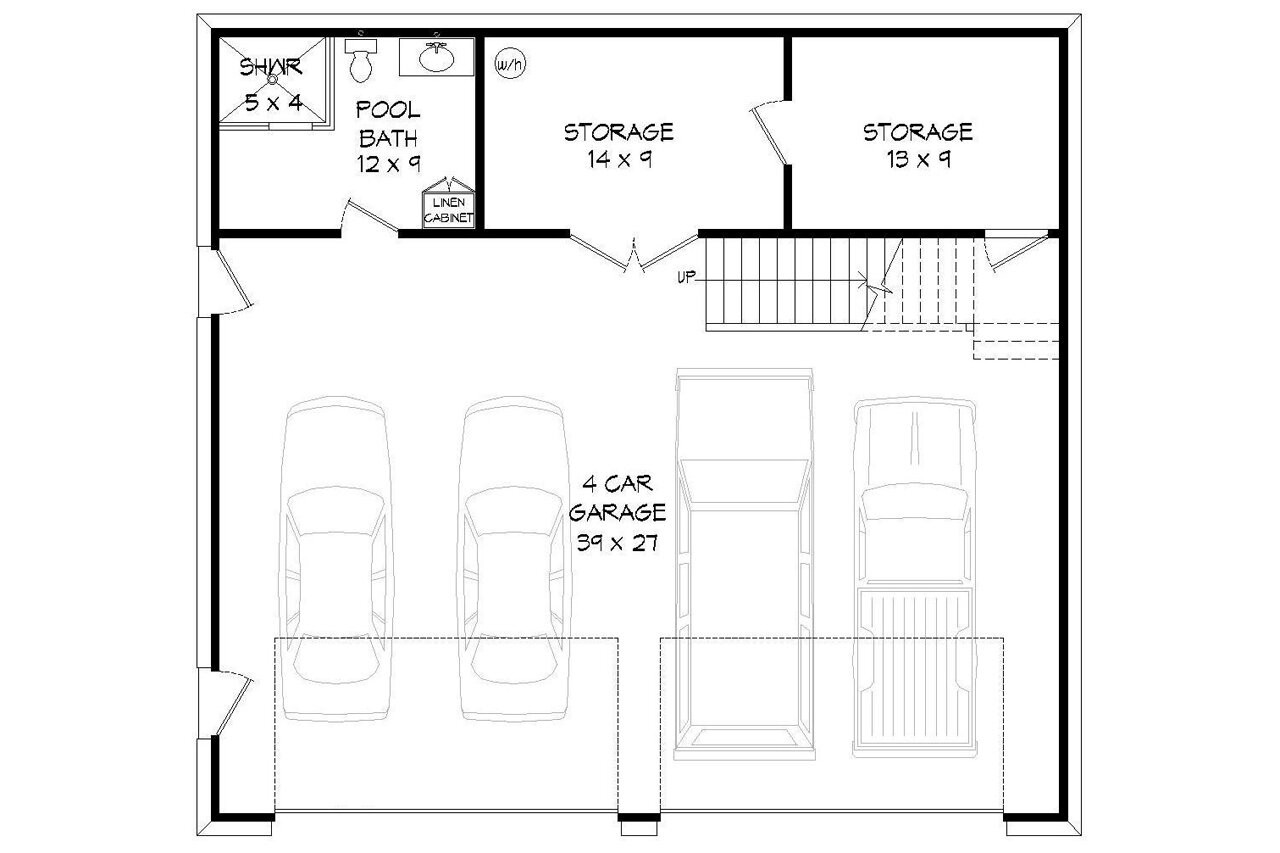 Country House Plan - 69255 - 1st Floor Plan