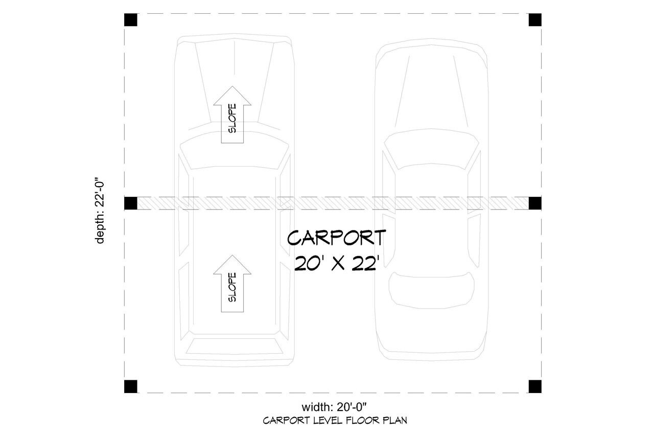 Traditional House Plan - Spring Lake 70194 - 1st Floor Plan