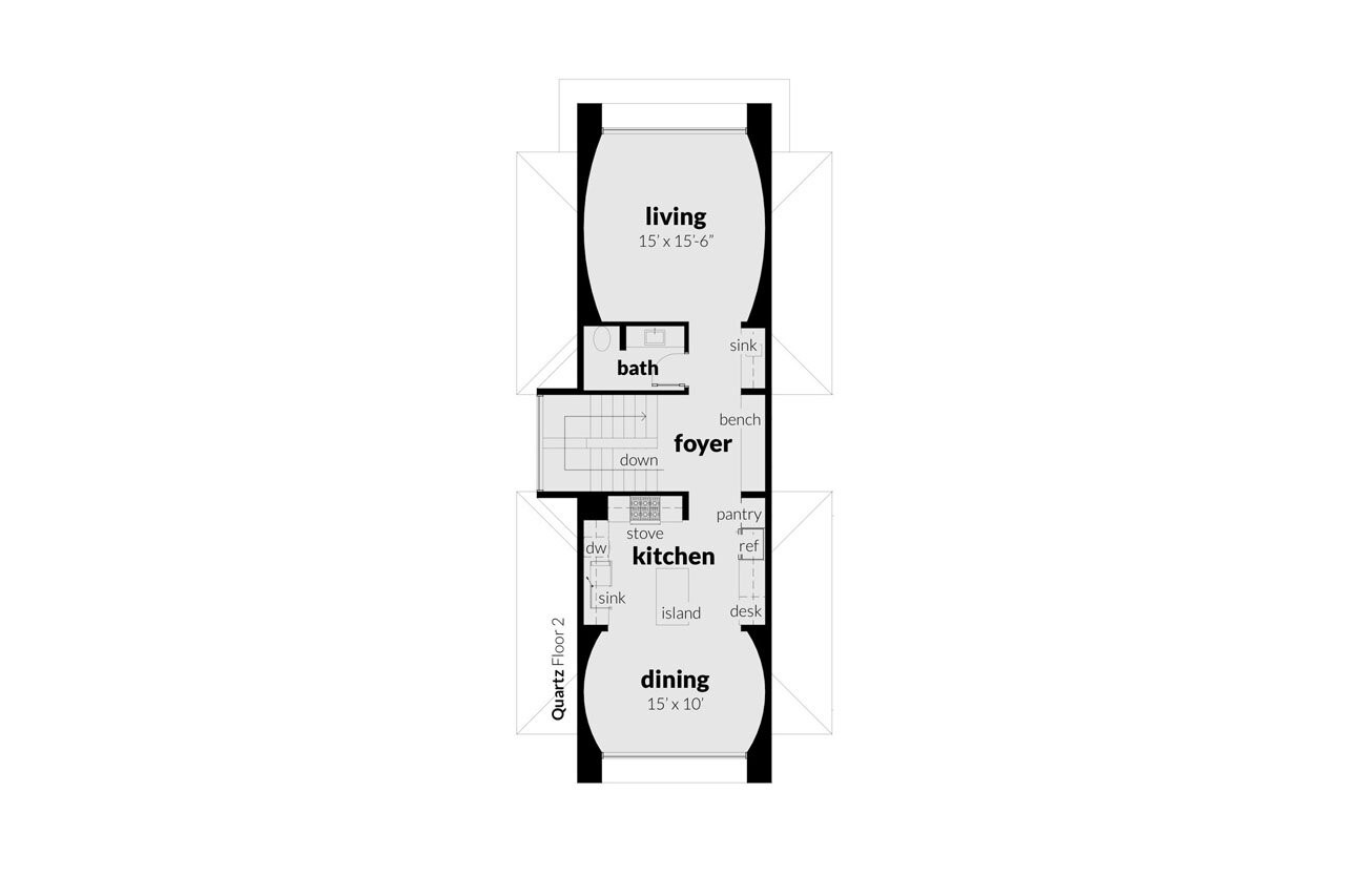 Modern House Plan - Quartz 70234 - 2nd Floor Plan