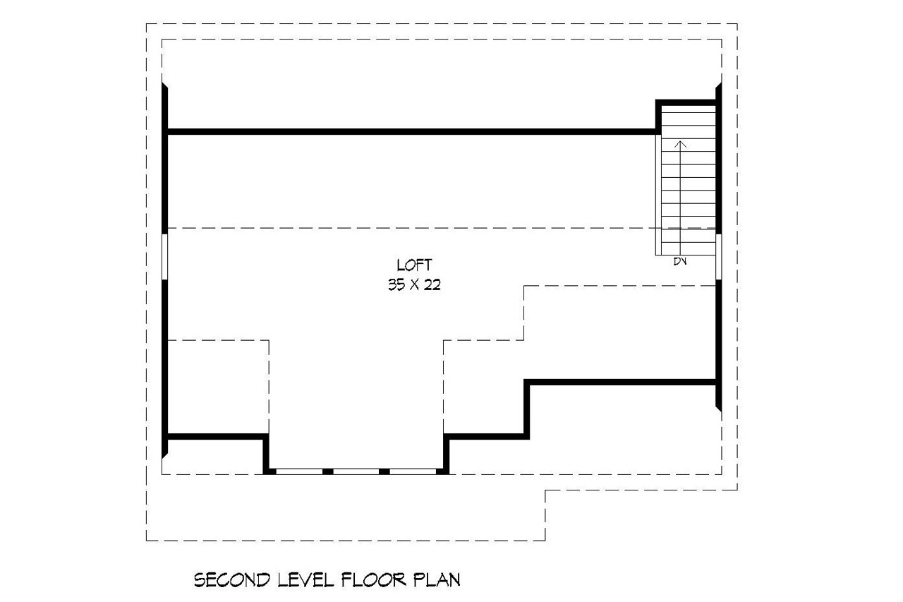 Secondary Image - Country House Plan - 71762 - 2nd Floor Plan