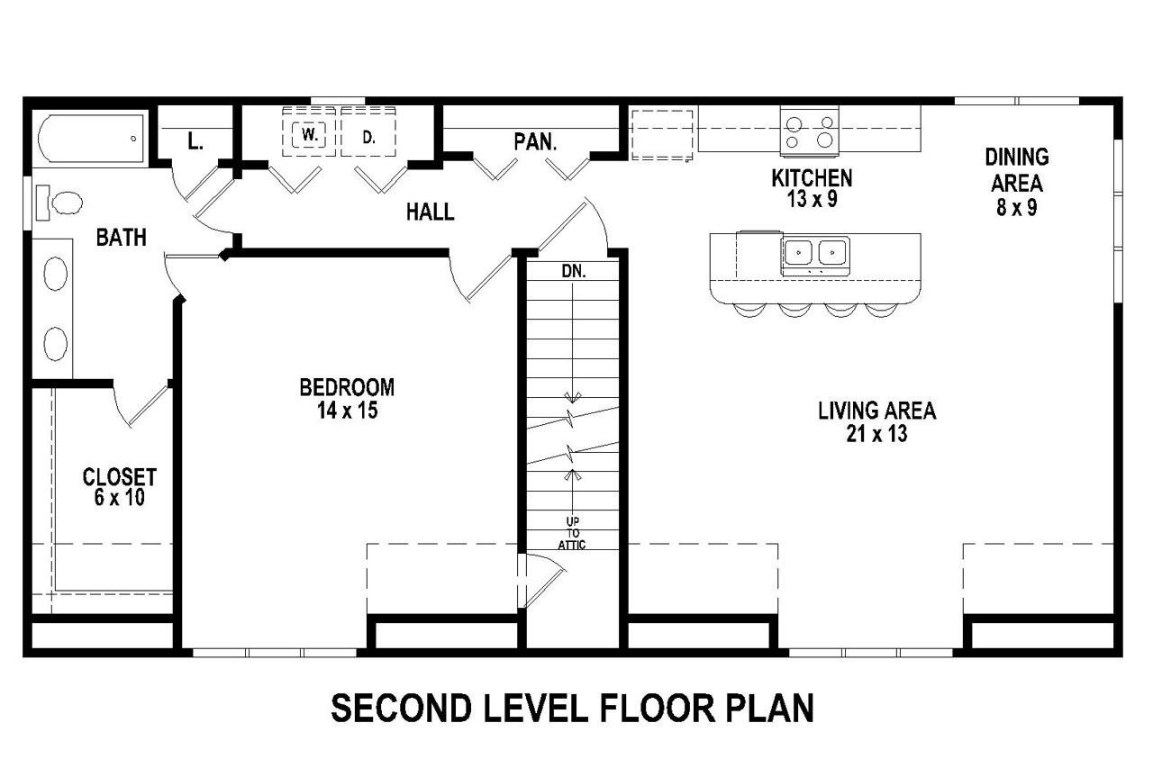 Secondary Image - Traditional House Plan - 71922 - 2nd Floor Plan