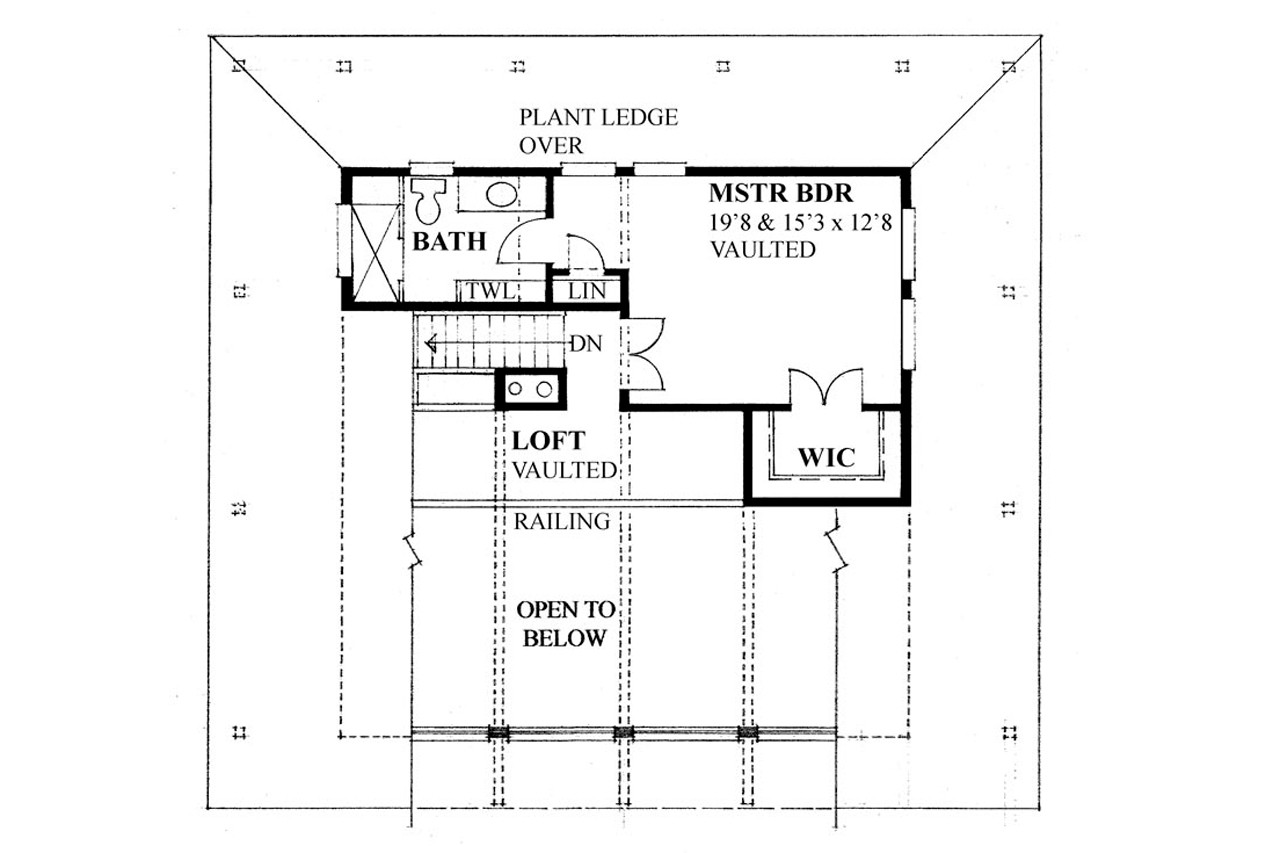 Secondary Image - Cottage House Plan - 73009 - 2nd Floor Plan