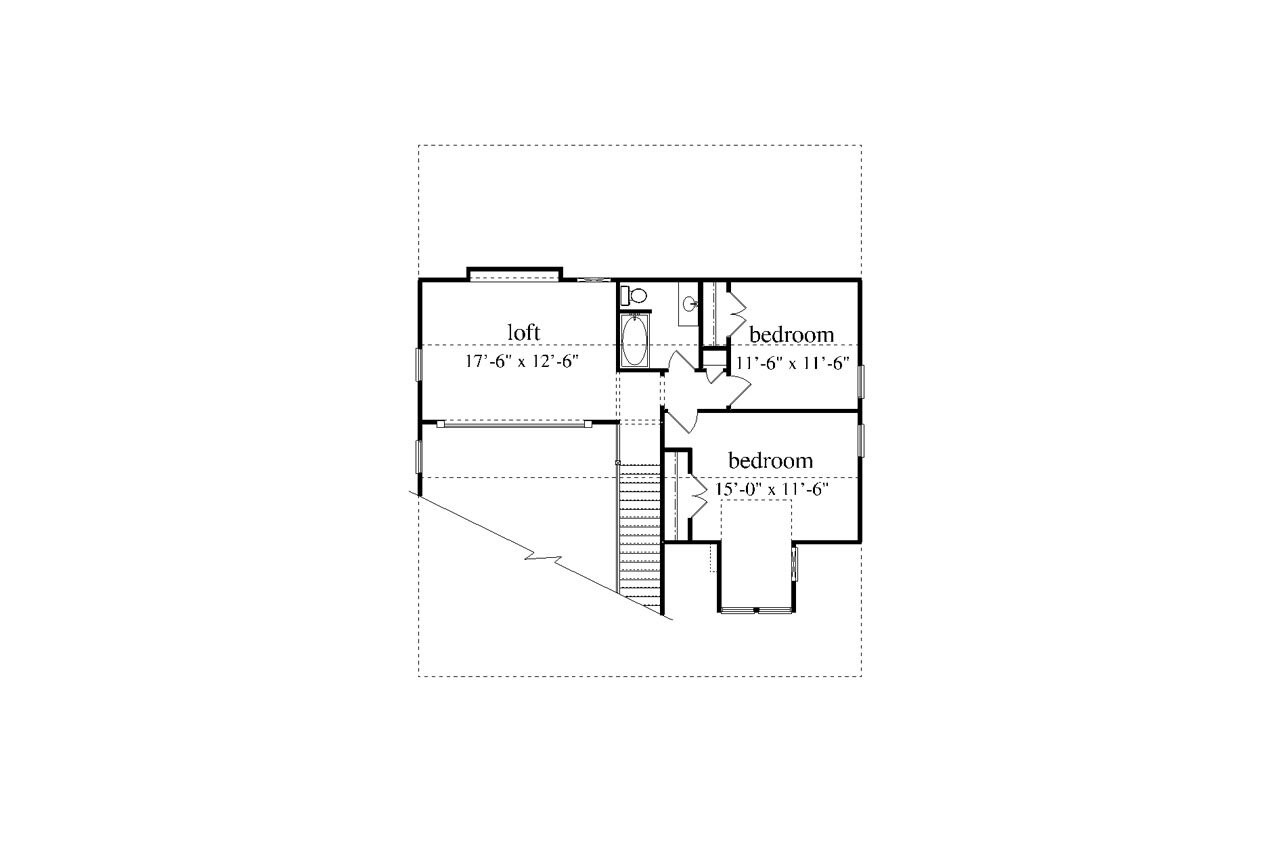 Bungalow House Plan - Brindlee 73424 - 2nd Floor Plan