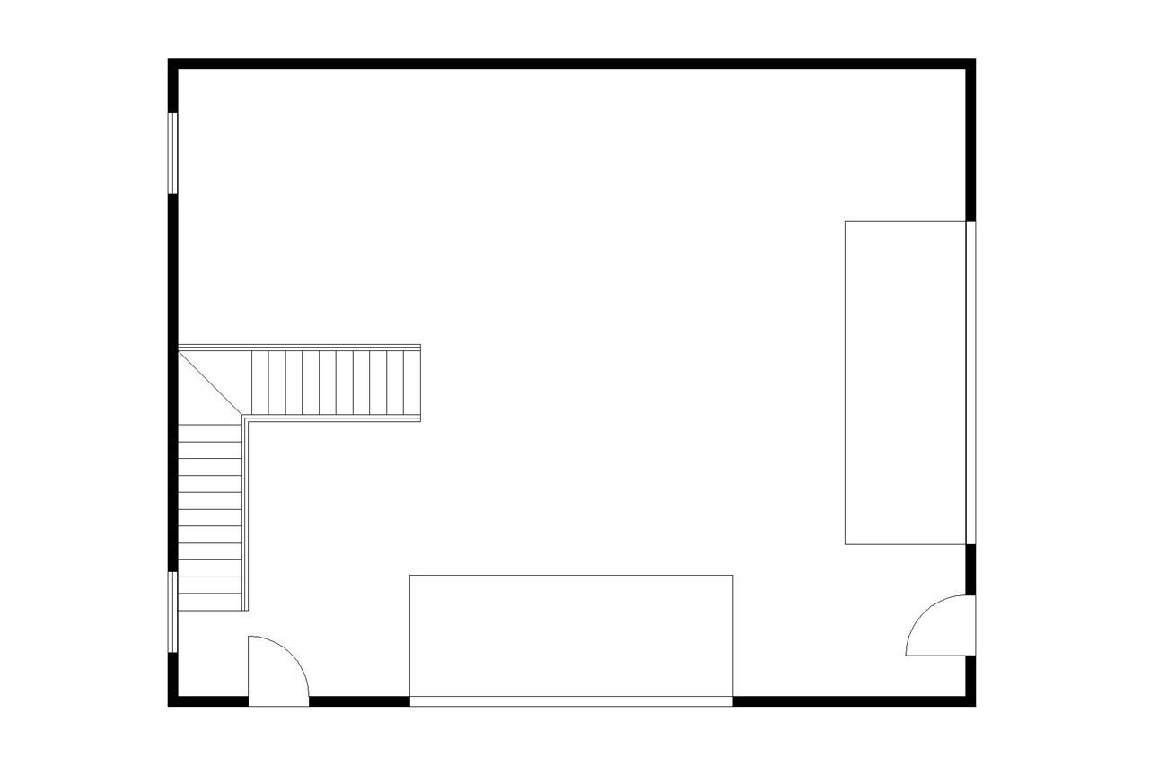 Traditional House Plan - 74108 - 1st Floor Plan
