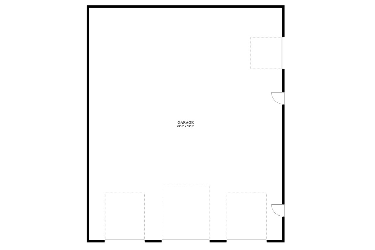 Traditional House Plan - Blake 74176 - 1st Floor Plan