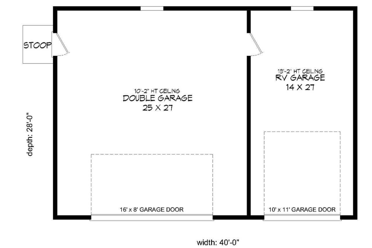 Traditional House Plan - 74736 - 1st Floor Plan