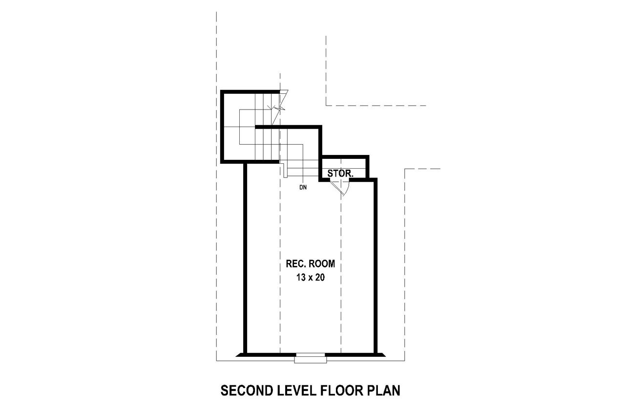 Secondary Image - European House Plan - 75269 - 2nd Floor Plan
