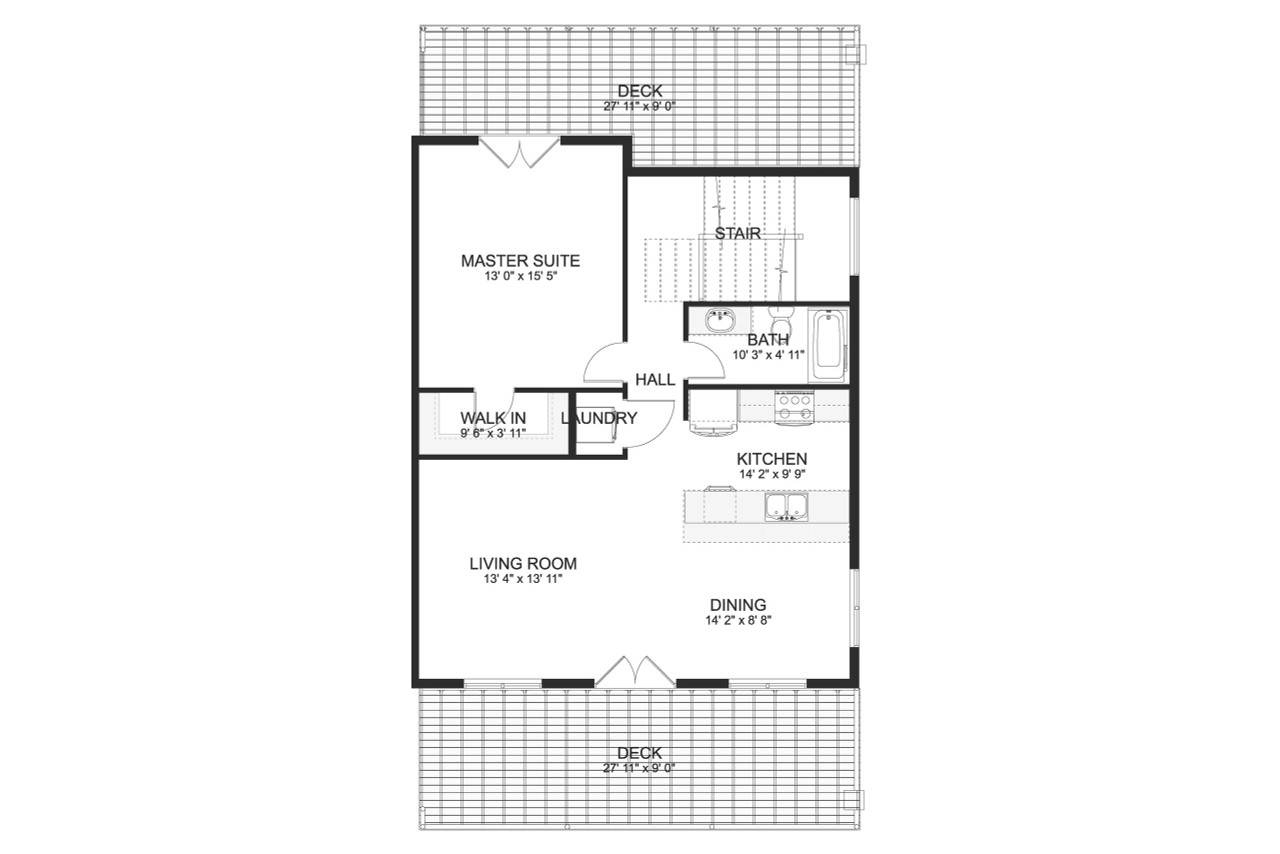Secondary Image - Farmhouse House Plan - Melodie 77129 - 2nd Floor Plan