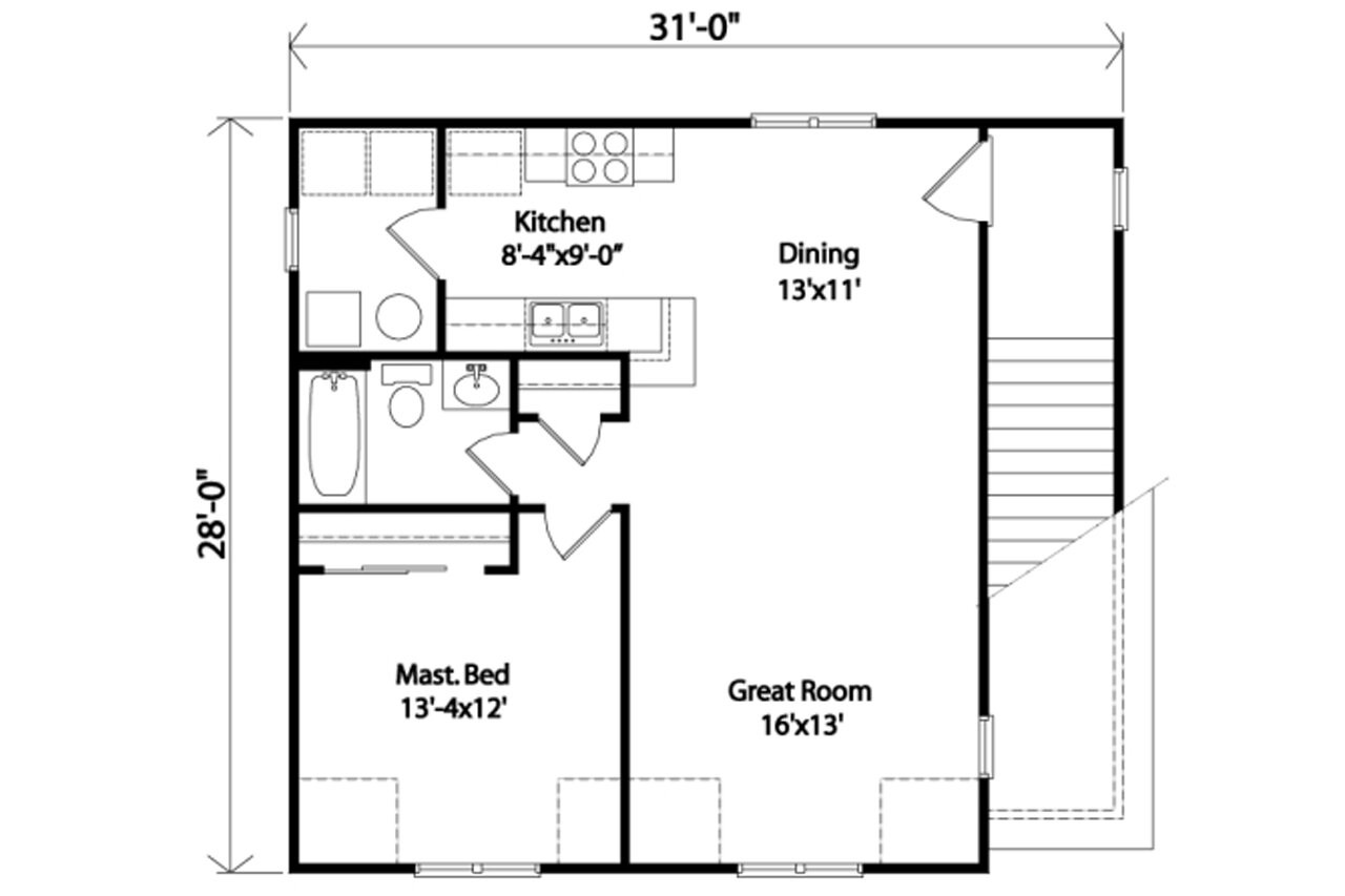 Secondary Image - Traditional House Plan - 77504 - 2nd Floor Plan