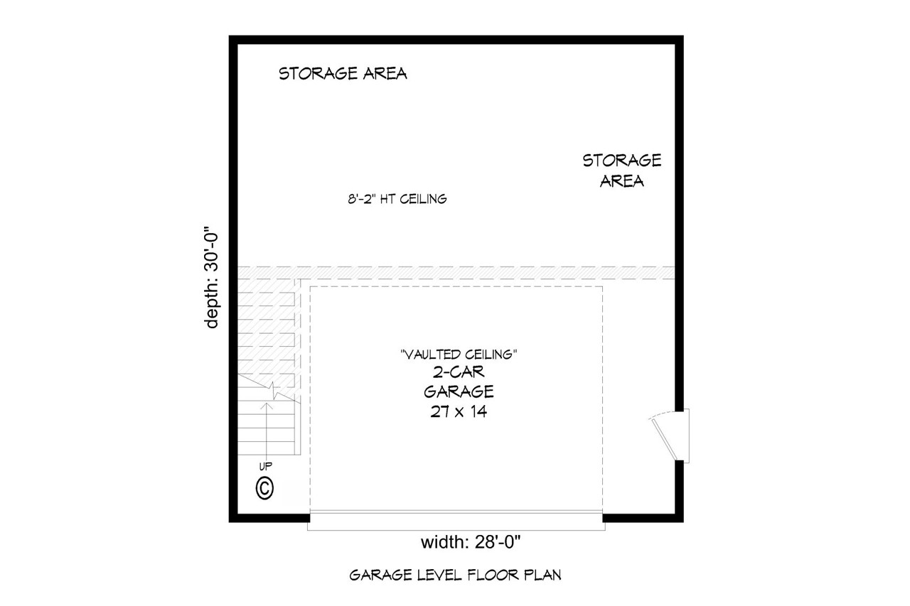 Modern House Plan - 79325 - 1st Floor Plan