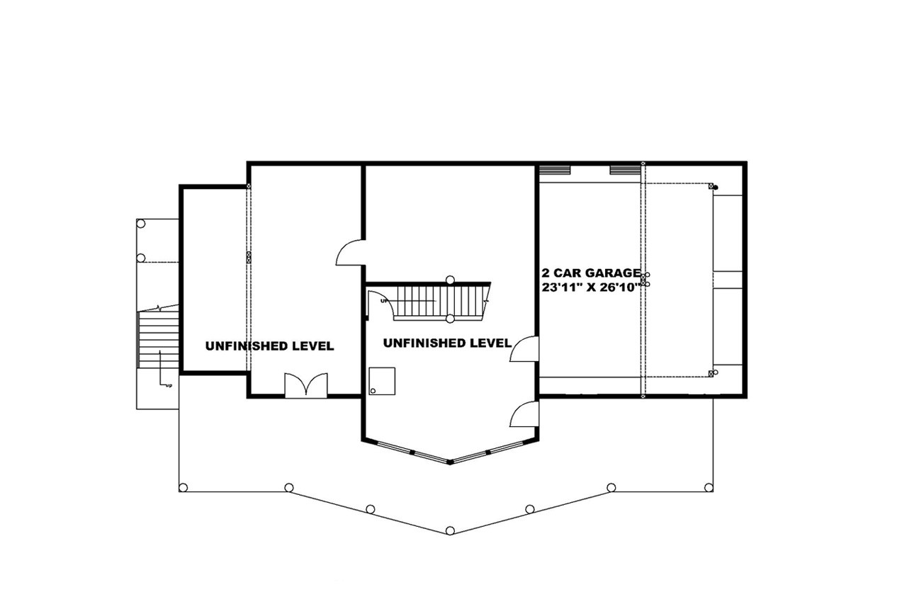 Lodge Style House Plan - 79364 - Basement Floor Plan