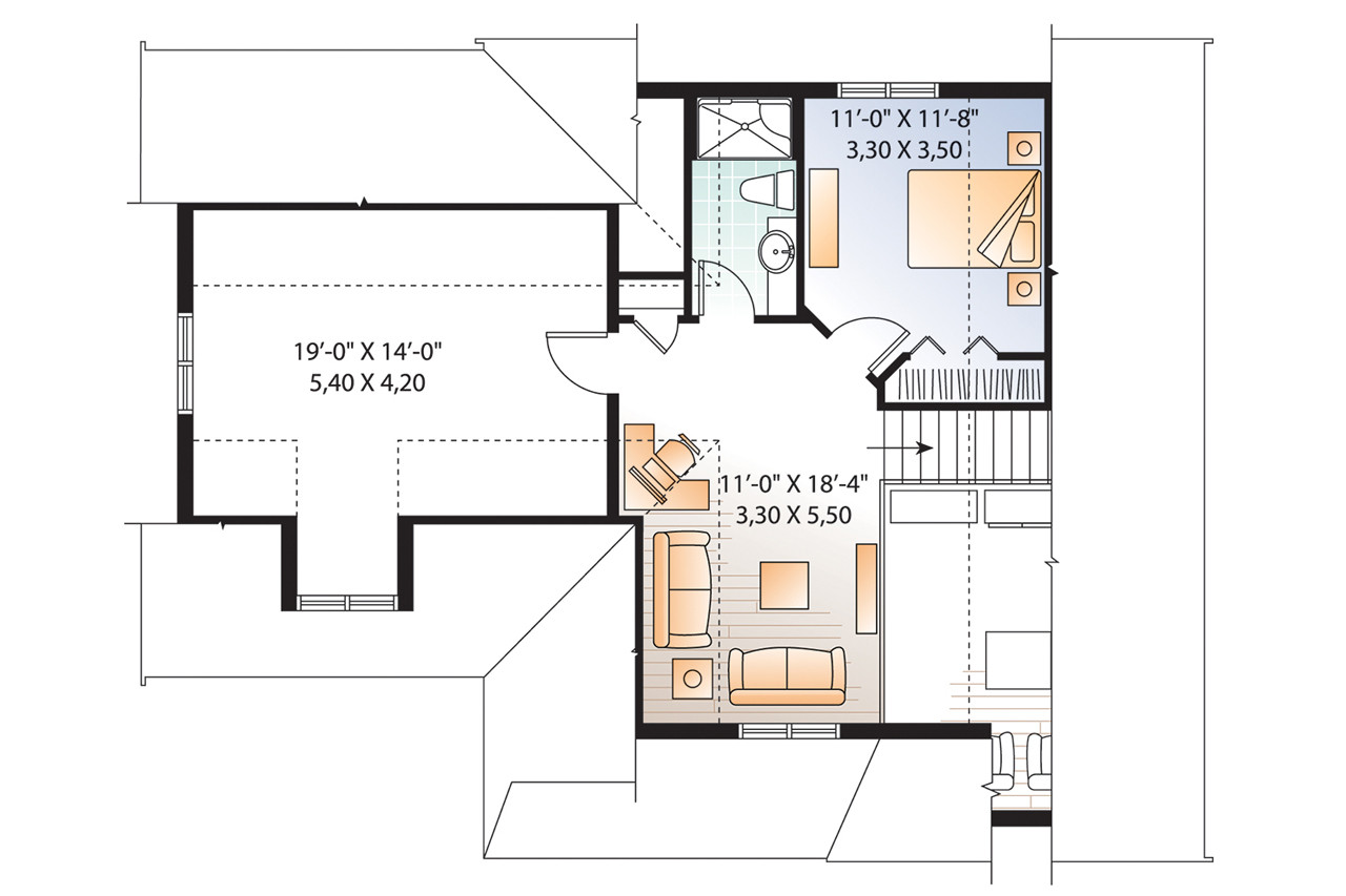 Craftsman House Plan - Celeste 2 79481 - 2nd Floor Plan
